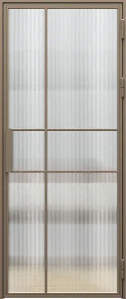 19867 (14) PORTA LOFT STEEL model 4 grooved glass