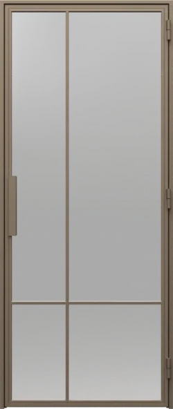 PORTA LOFT STEEL model 5 Smoked Graphite Glass