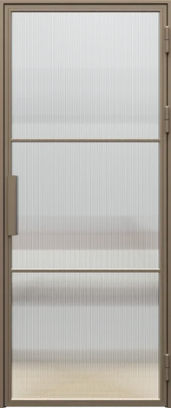 19867 (7) PORTA LOFT STEEL model 2 grooved glass