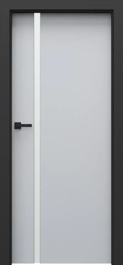 748c152e025b6c8c1ad9f2b72277e341 PORTA LOFT model 4.A with black door frame Grey Euroinvest Structure