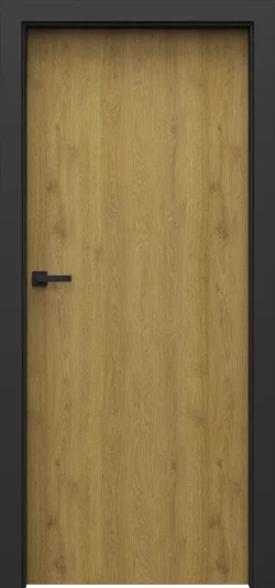 8f2eb186e18a11e93f86275d749c3ba9 PORTA LOFT model 1.1 with black door frame Natural Oak