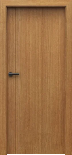 NATURA-VECTOR_B_Natruralna-Dab-Satin_Dab-Winchester_pasiak_Porta-SYSTEM_klamka-AZURA-Czarny NATURE VECTOR model B Winchester Oak