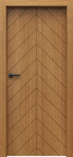 NATURA-VECTOR_J_Natruralna-Dab-Satin_Dab-Winchester_pasiak_Porta-SYSTEM_klamka-AZURA-Czarny NATURE VECTOR model J Winchester Oak