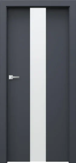 PORTA-FOCUS_2.0_Lakierowana-Matt_Grafitowy-Matt_Porta-SYSTEM_klamka-ELEGANTO-Srebrny PORTA FOCUS model 2.0 Graphite Matte