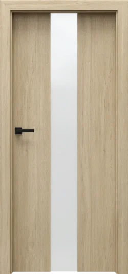 PORTA-FOCUS_2.0_Portaperfect-3D_Dab-Matowy_Porta-SYSTEM_klamka-ELEGANTO-Czarny PORTA FOCUS model 2.0 Matte Oak