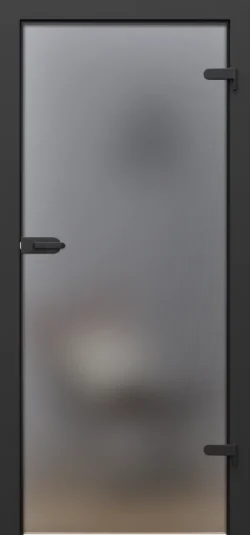 PORTA GLASS model matt graphite glass