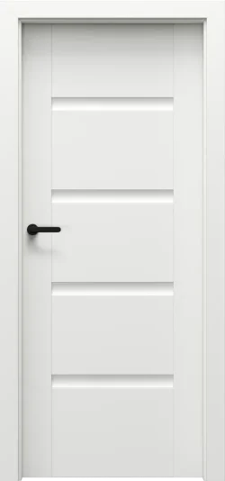 PORTA-INSPIRE_C0_Lakierowana-Premium_Bialy_Porta-SYSTEM_klamka-SIMPLO-Czarny PORTA INSPIRE, group C model C.0 White