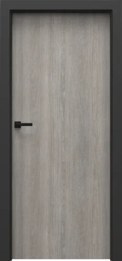 PORTA-LOFT_Czarny_1.1_CPL_Dab-Lorenzo_Porta-SYSTEM_klamka-ELEGANTO-Czarny PORTA LOFT model 1.1 with black door frame Lorenzo Oak