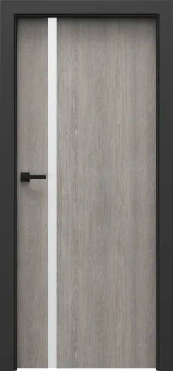 PORTA LOFT model 4.A with black door frame  Lorenzo Oak