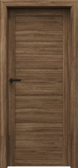 PORTA-VERTE-HOME-G_G0_Portaperfect-3D_Dab-Matowy-Ciemny_Porta-SYSTEM_klamka-SIMPLO-Czarny PORTA VERTE HOME, group G model G.0 Dark Matte Oak