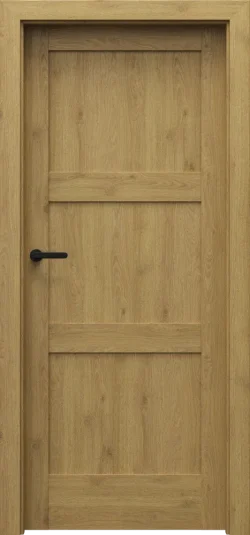 PORTA-VERTE-HOME-N_N0_Portaperfect-3D_Dab-Naturalny_Porta-SYSTEM_klamka-SIMPLO-Czarny PORTA VERTE HOME, group N model N.0 Natural Oak