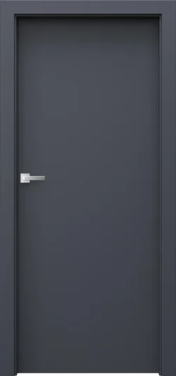 PORTADECOR_P_Grafitowy-Matt_Klamka_ELEGANTO_srebrny PORTA DECOR model D Graphite Matte