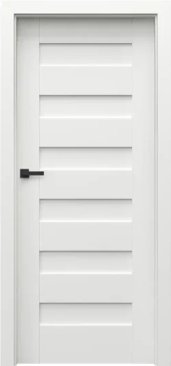 PortaKONCEPT_C0_Bialy_klamka_Eleganto_czarny PORTA CONCEPT, group C model C.0 White