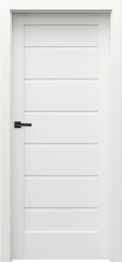 PortaVerteHOME_J0_Bialy_klamka_Euforia_czarny PORTA VERTE HOME, group J model J.0 White
