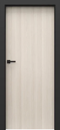 c936bcb98ac0ebd92a3c1969da891e52 PORTA LOFT model 1.1 with black door frame Whitened walnut